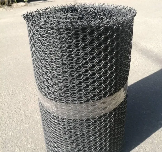 Сітка пластикова чорна 20х20мм/2,20мм 0,50м/10,00м 2